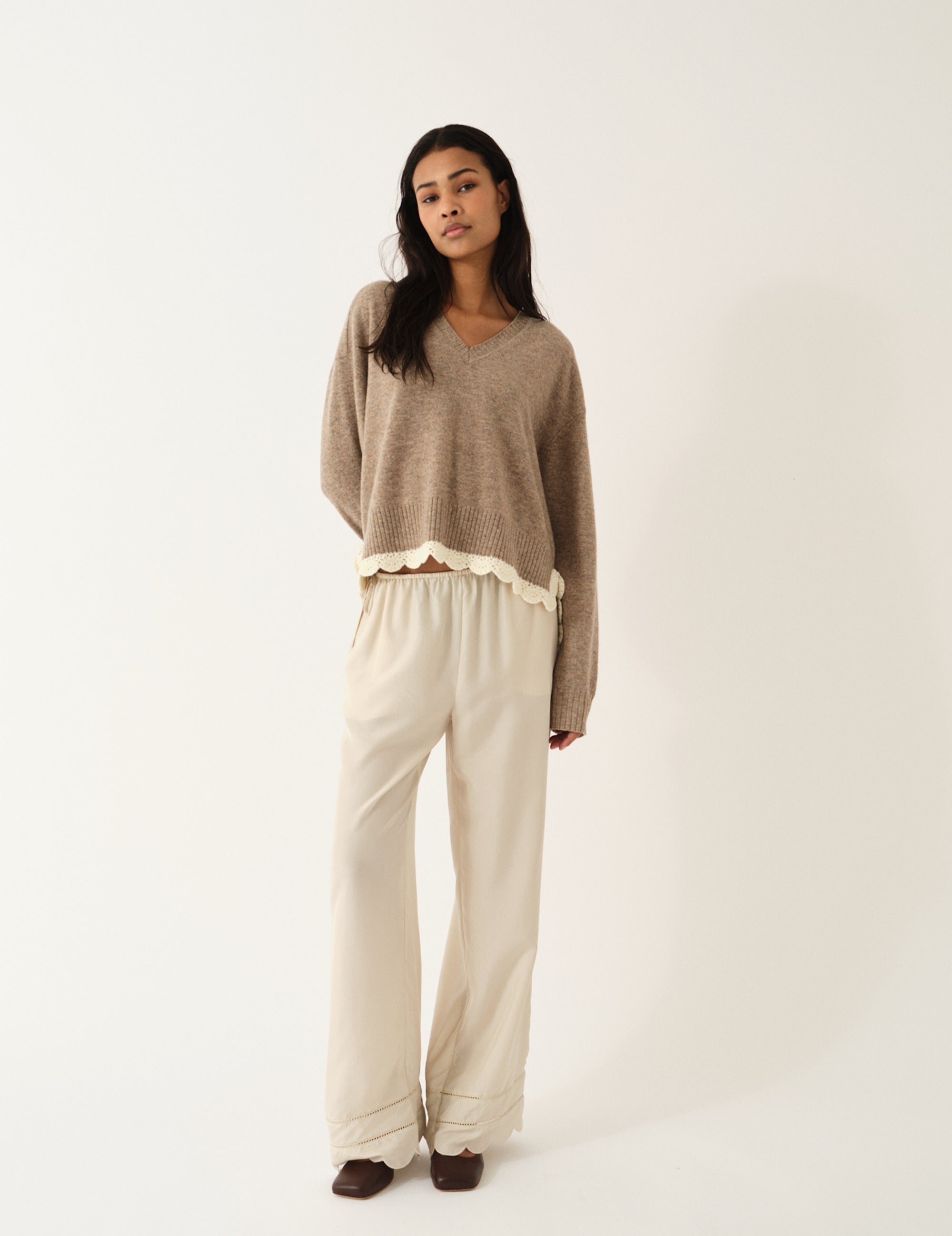 Darling Pants Ecru