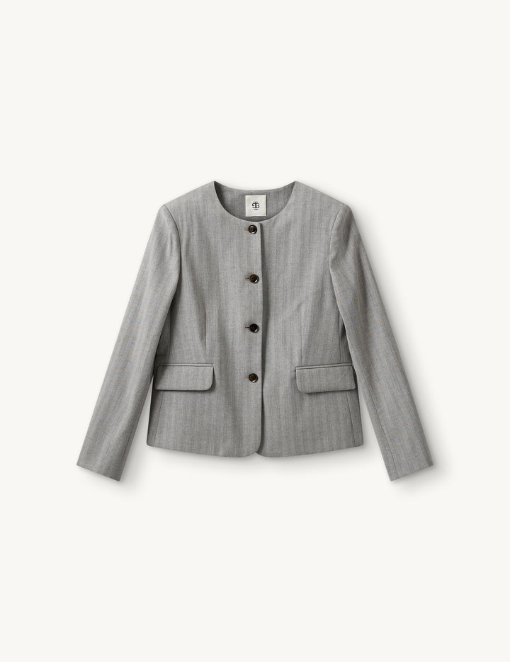 Conti Blazer Grey Herringbone 4 / Grey Herringbone