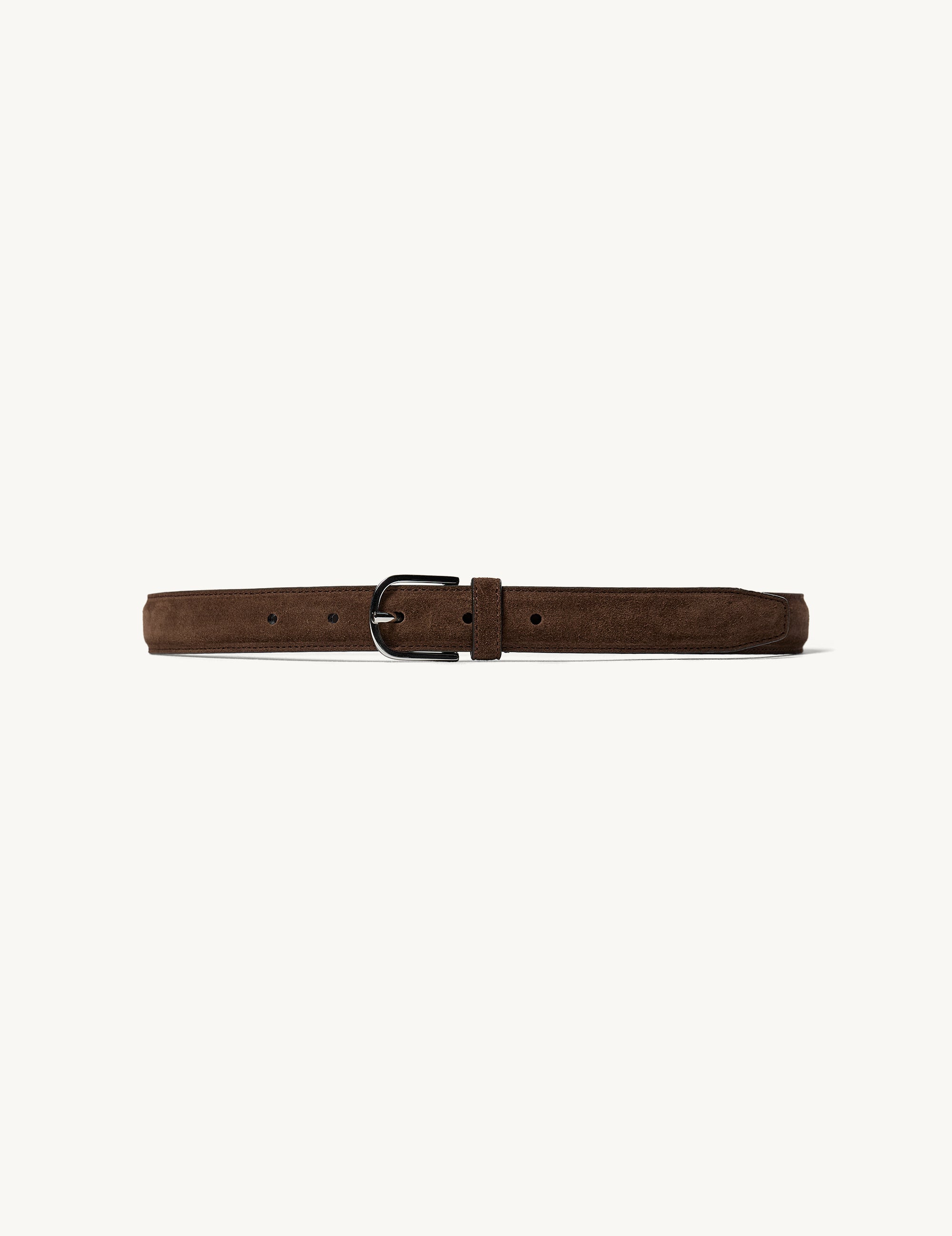 Kaja Belt Brown Suede