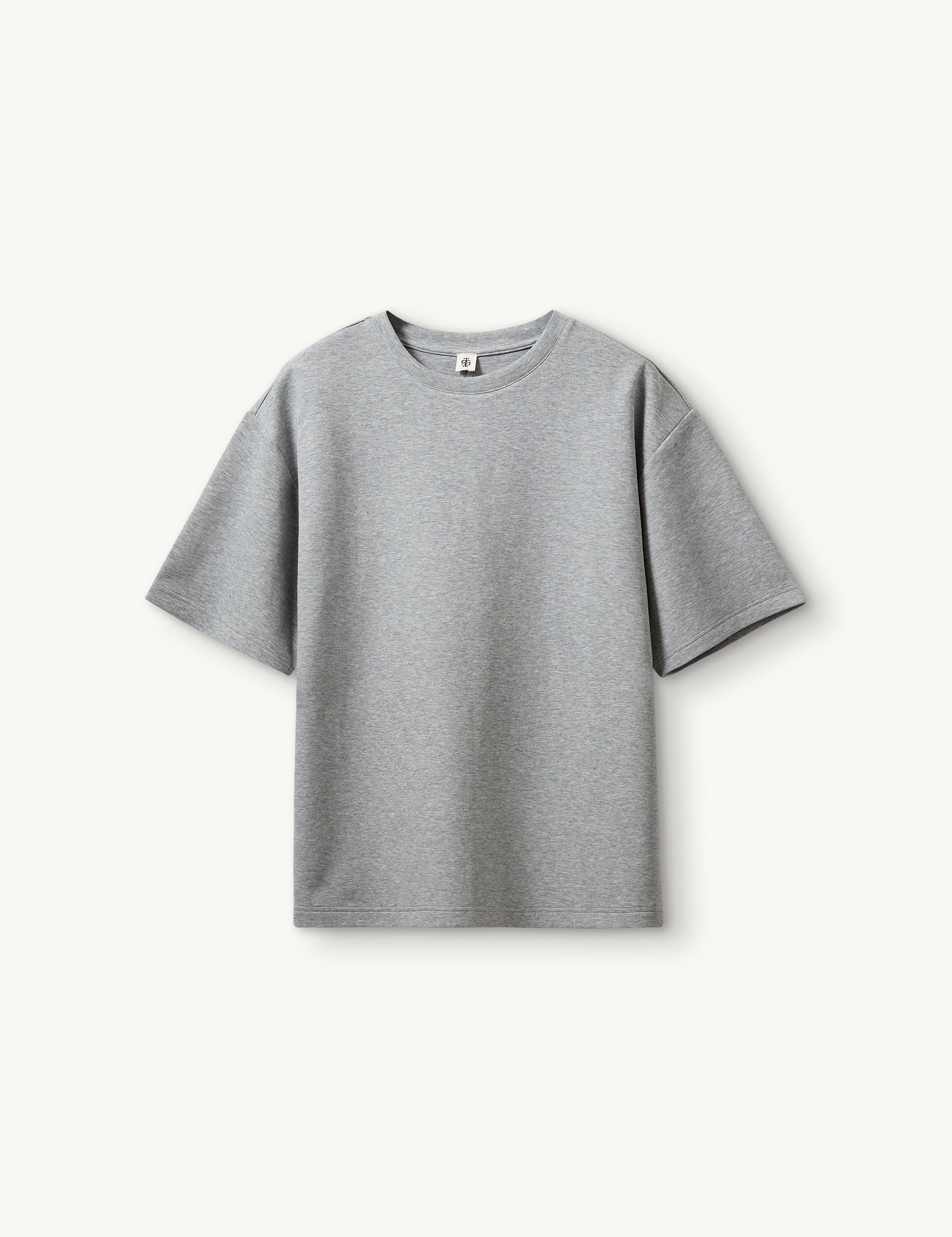 TG Bow Tee Grey Melange