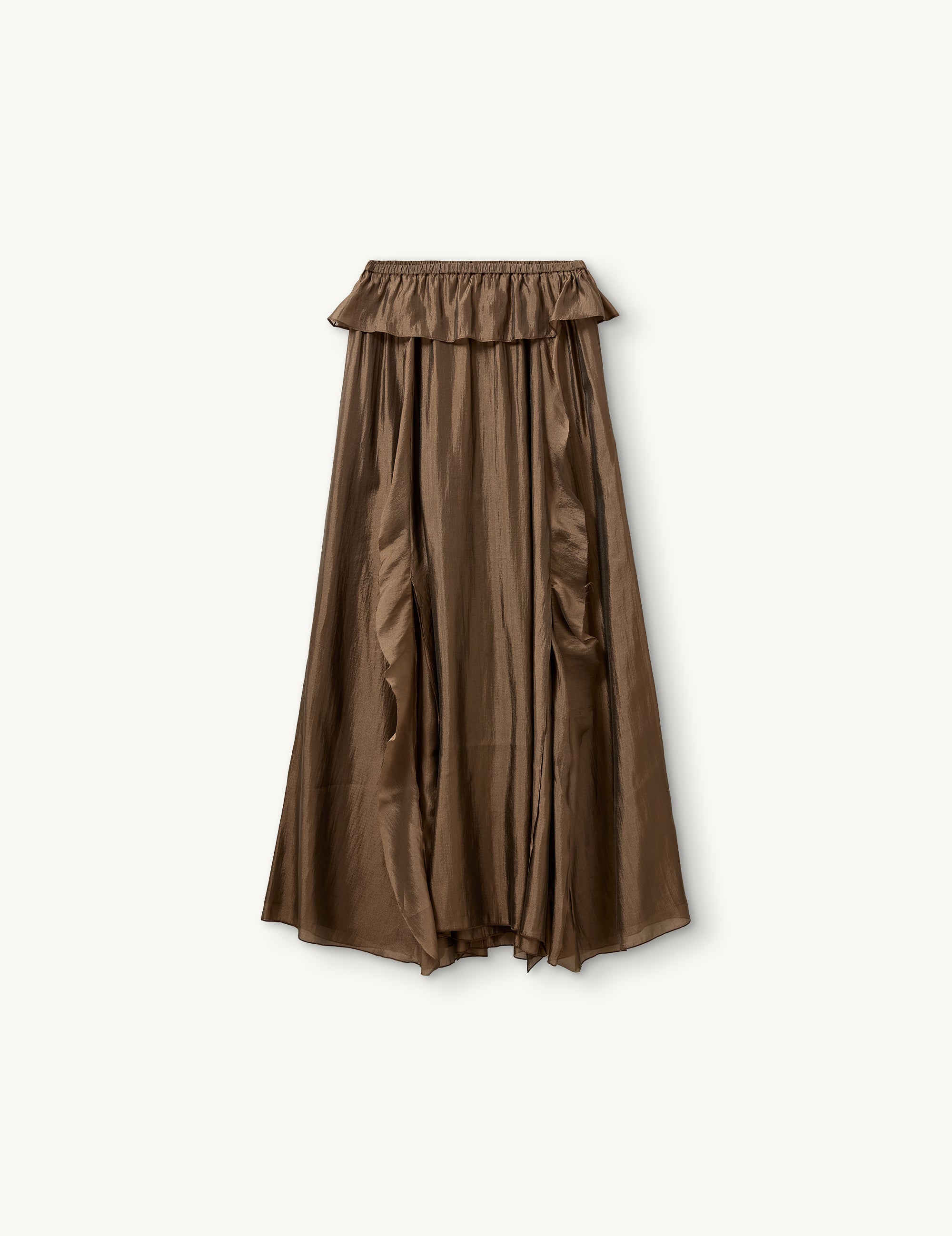 Gilian Statement Maxi Skirt Olive