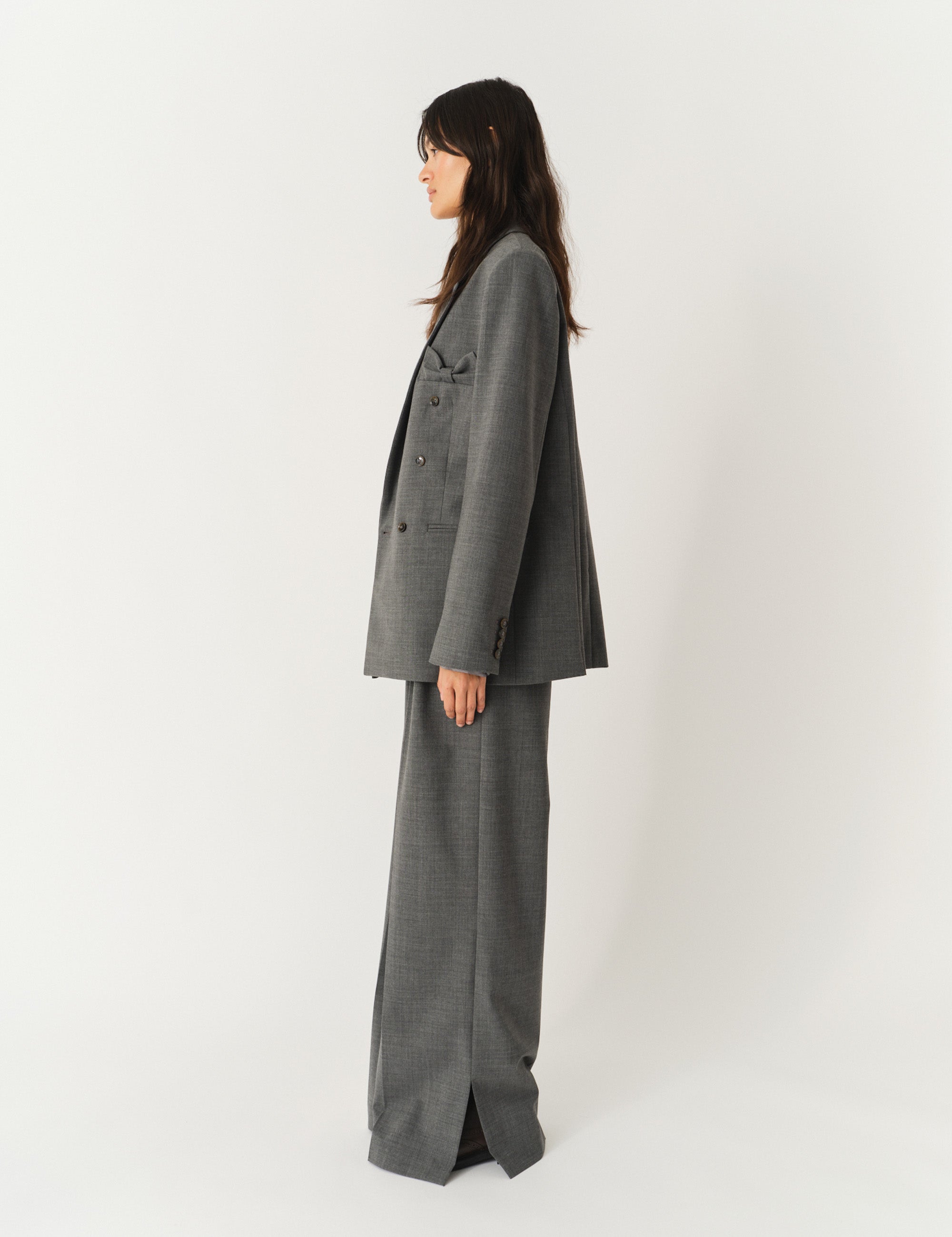 Grand Blazer Grey Melange 6 / Grey Melange