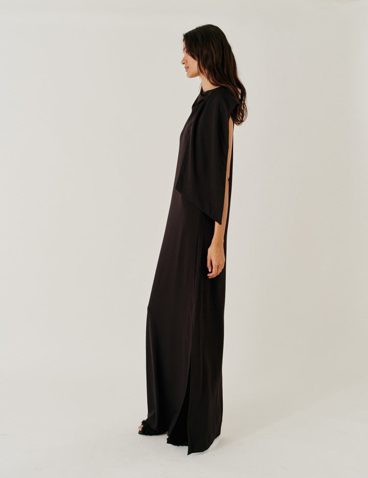 Scarf Dress Black 4 / Black
