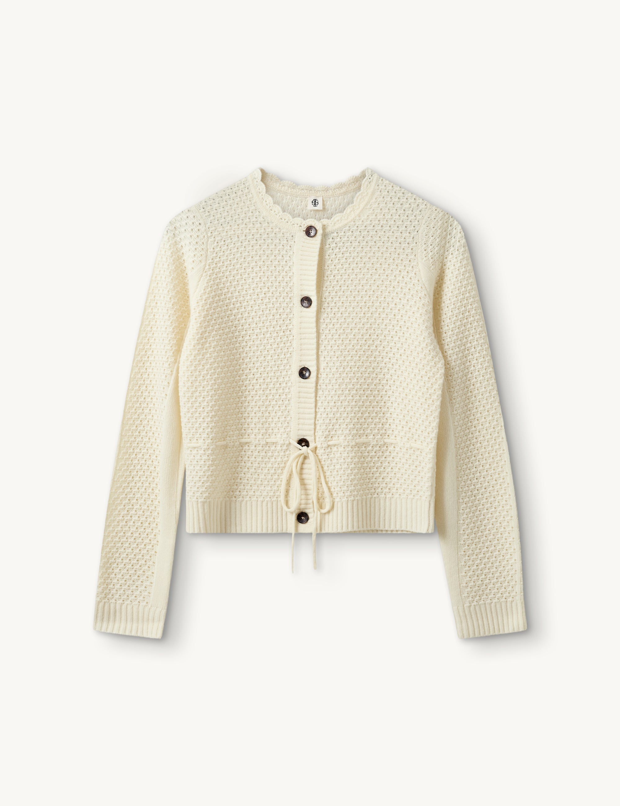 Como Belted Cardigan Cream 4 / Cream