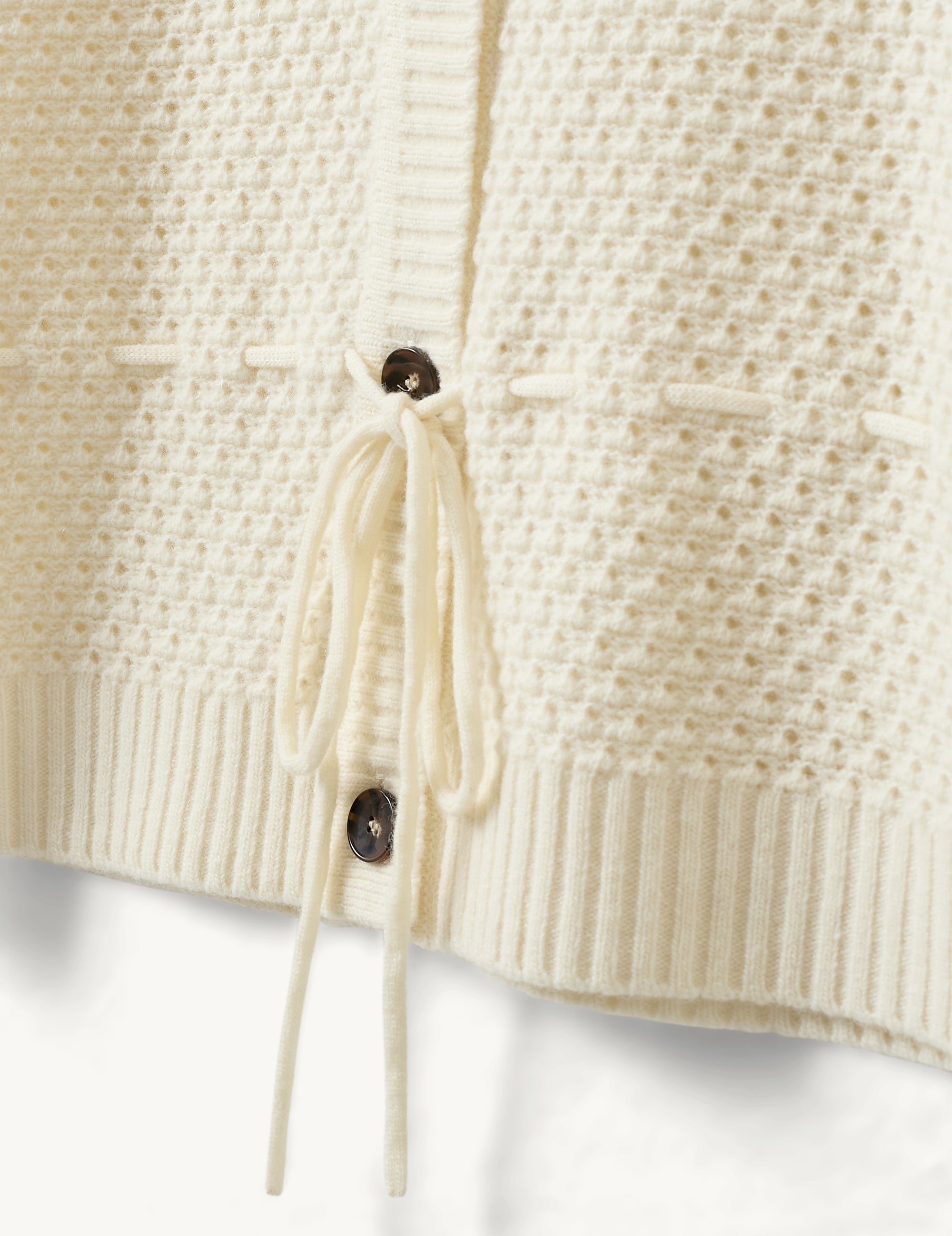 Como Belted Cardigan Cream 4 / Cream