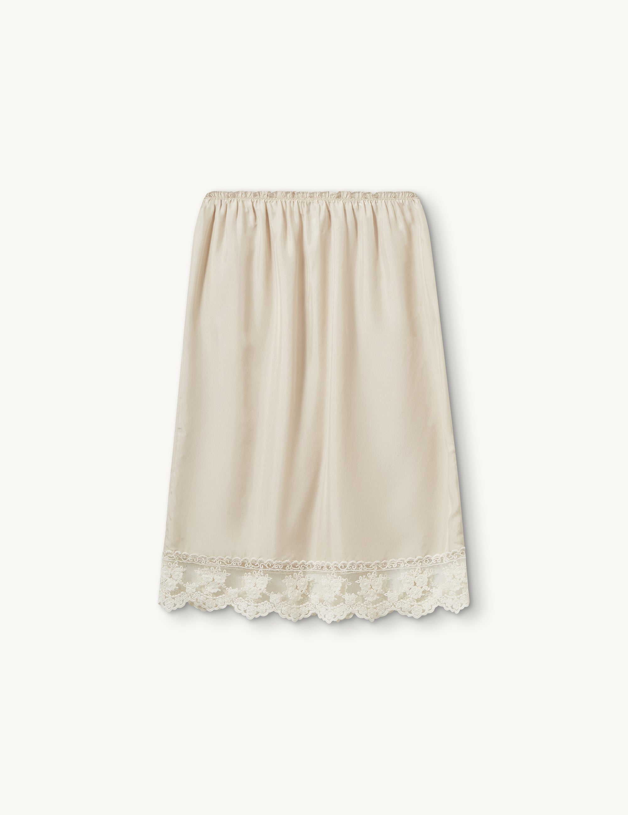 Darling Slip Skirt Ecru 4 / Ecru