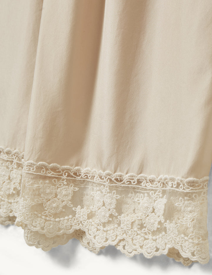 Darling Slip Skirt Ecru 4 / Ecru