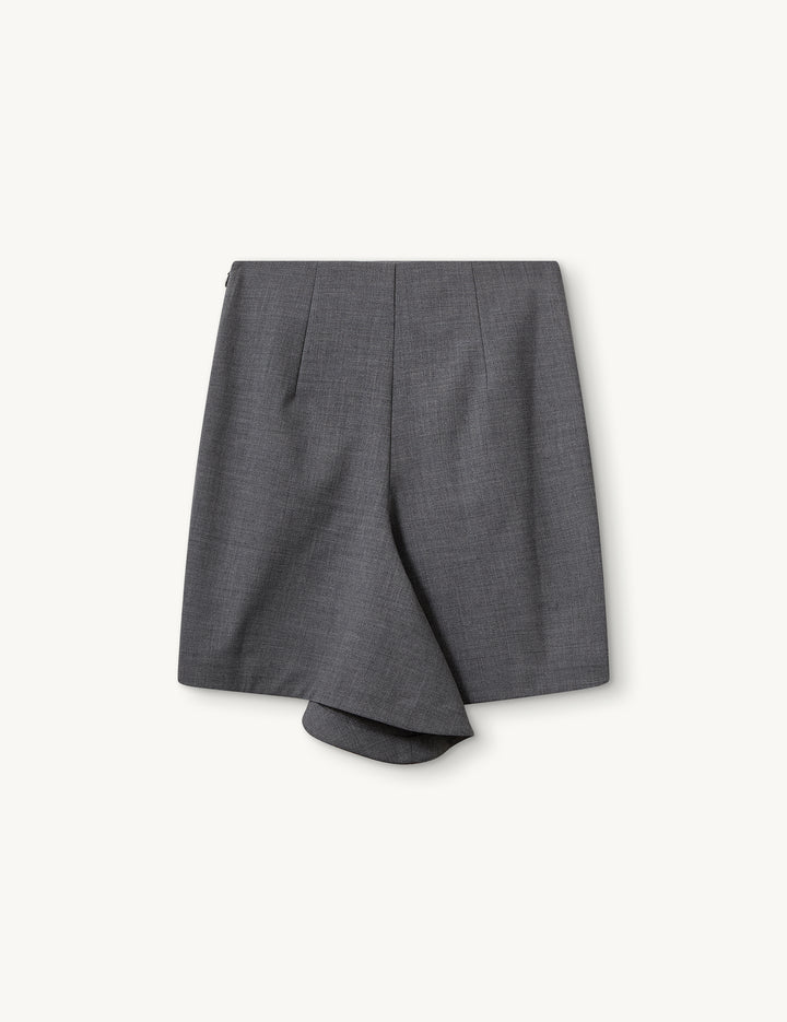 Grand Slip Skirt Grey Melange 4 / Grey Melange