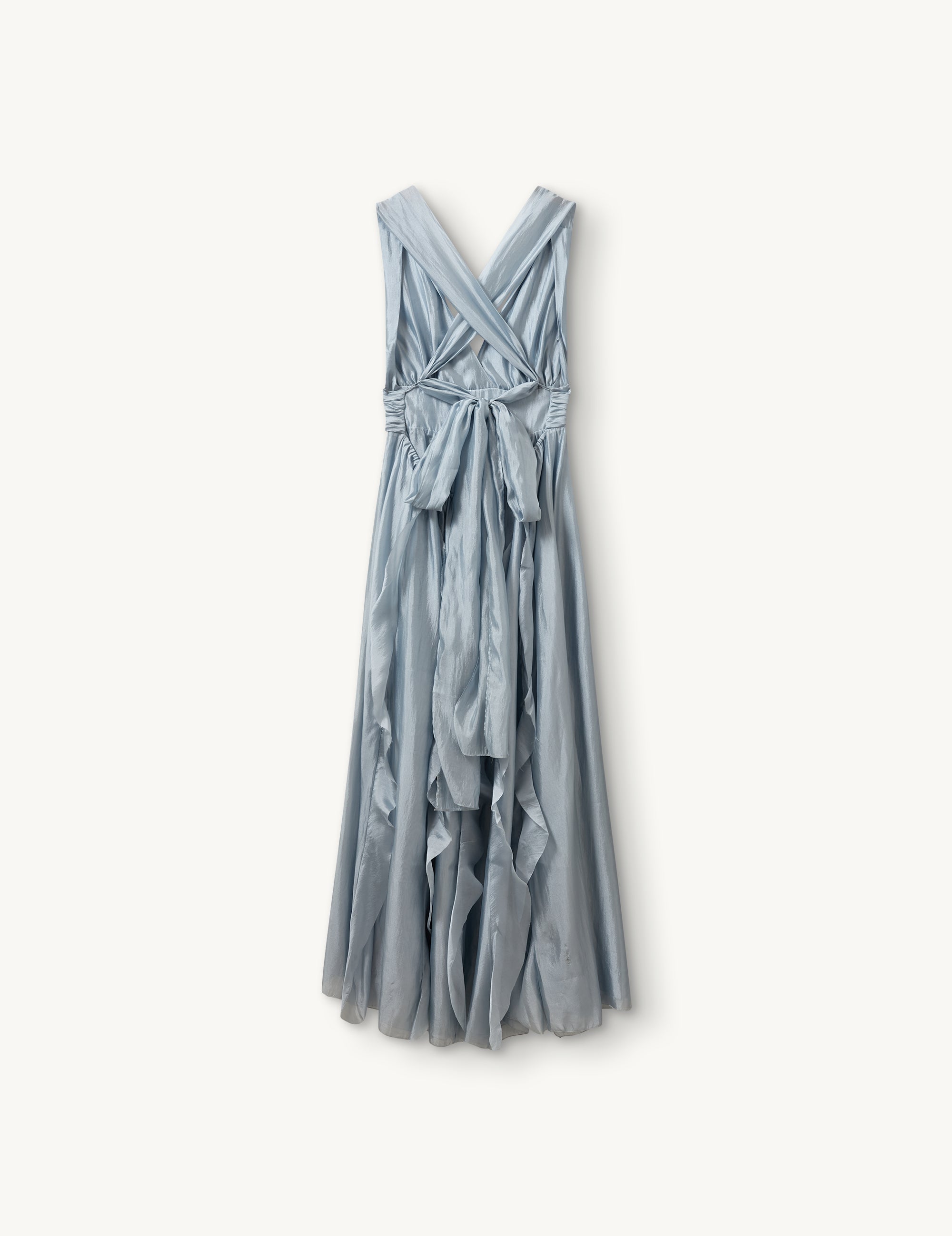 Gilian Halter Gown Dusty Blue 4 / Dusty Blue