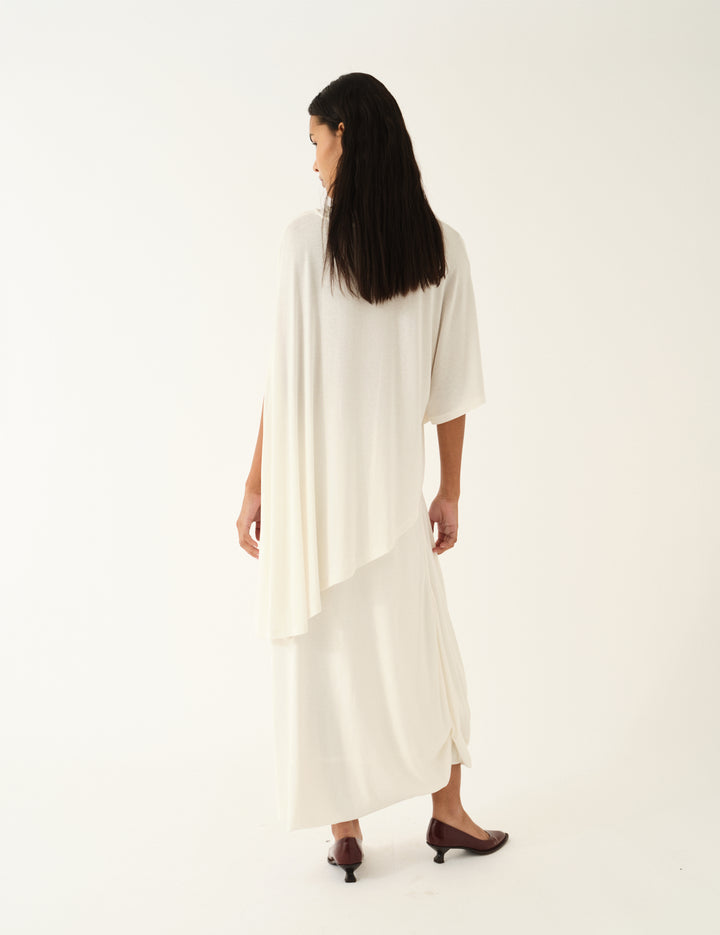 Breanna Asymmetric Top Cream OS / Cream