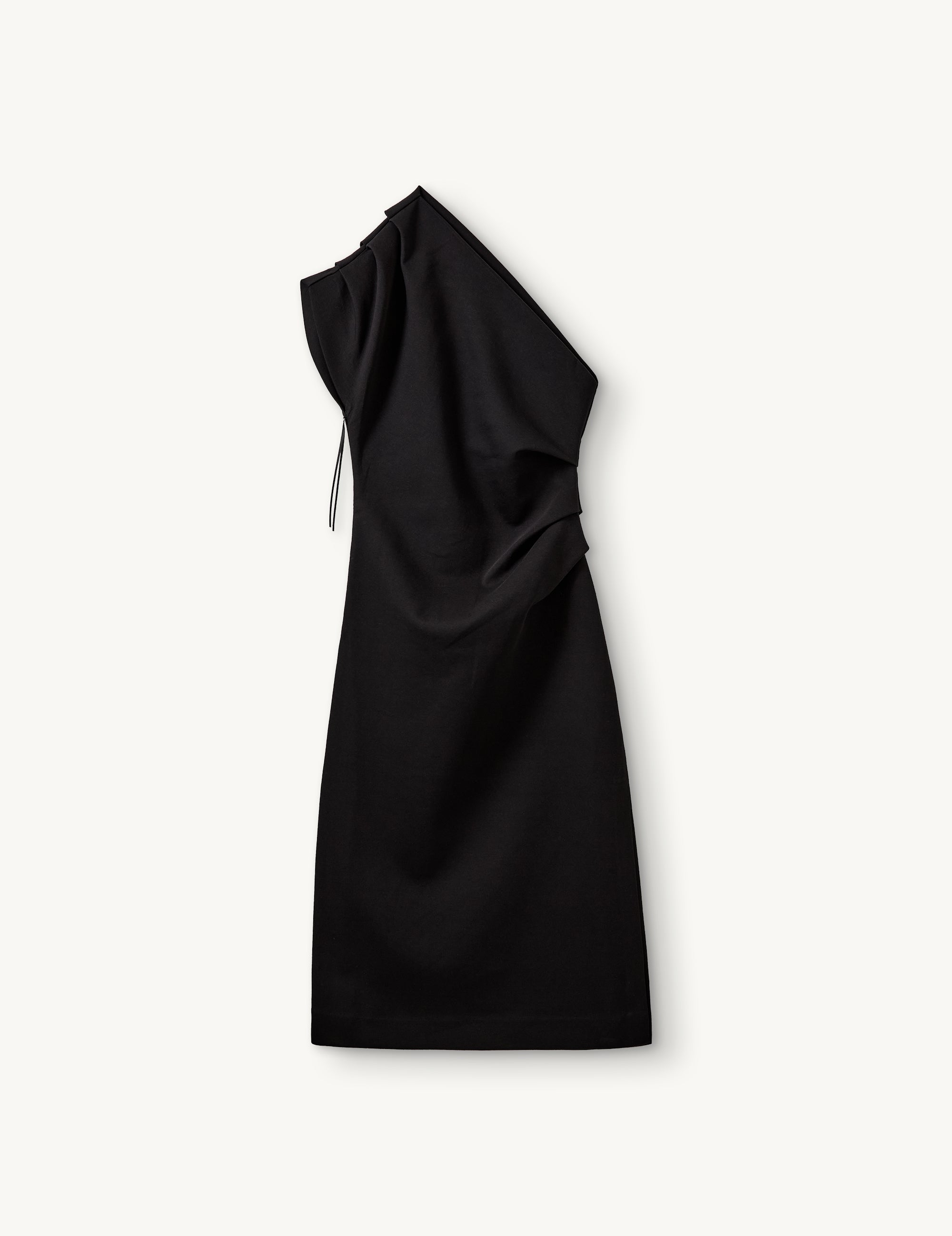 Glam Asymmetric Dress Black 4 / Black