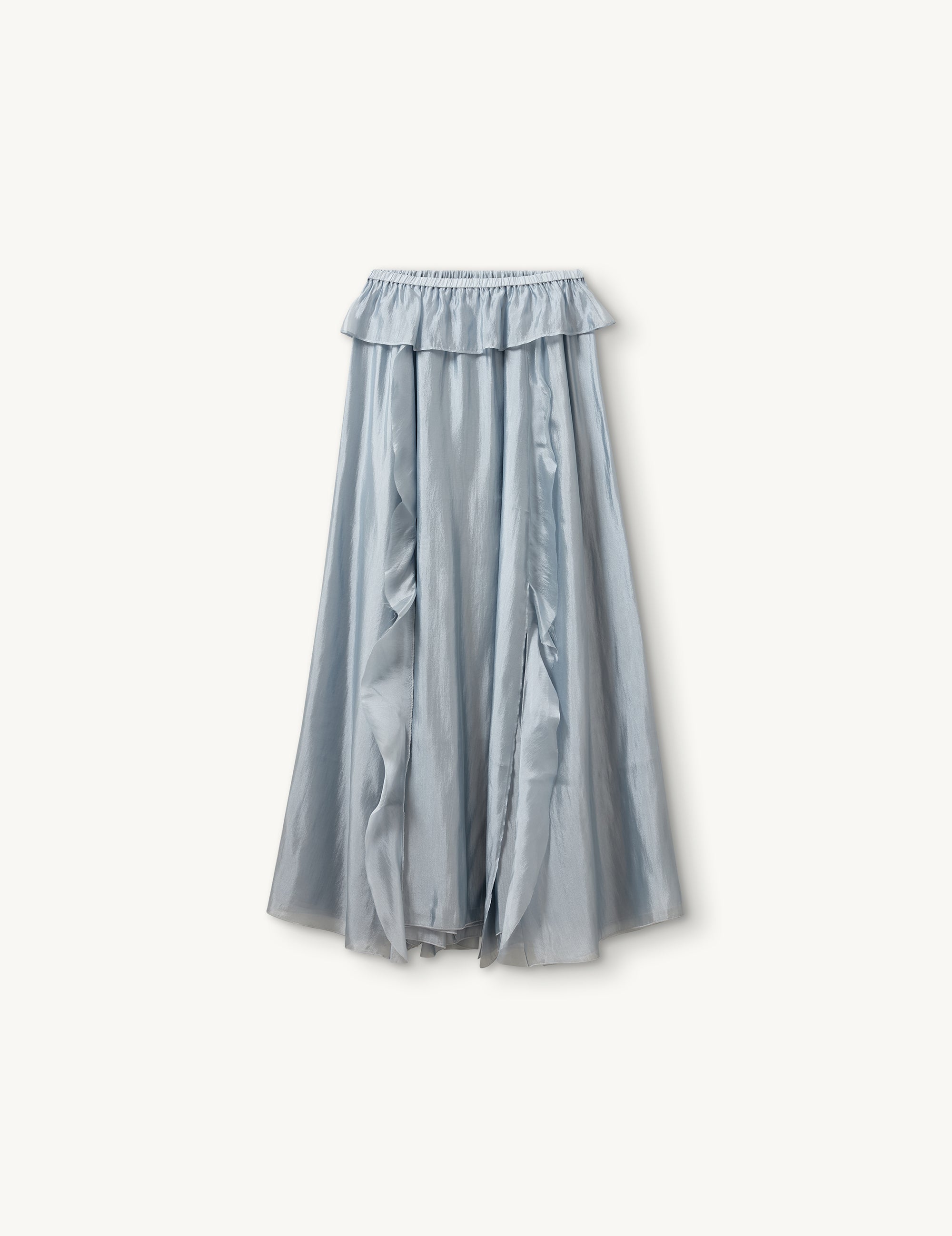 Gilian Statement Maxi Skirt Dusty Blue 4 / Dusty Blue