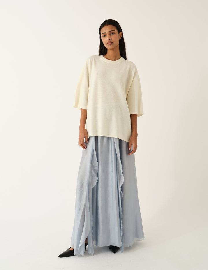 Gilian Statement Maxi Skirt Dusty Blue 4 / Dusty Blue