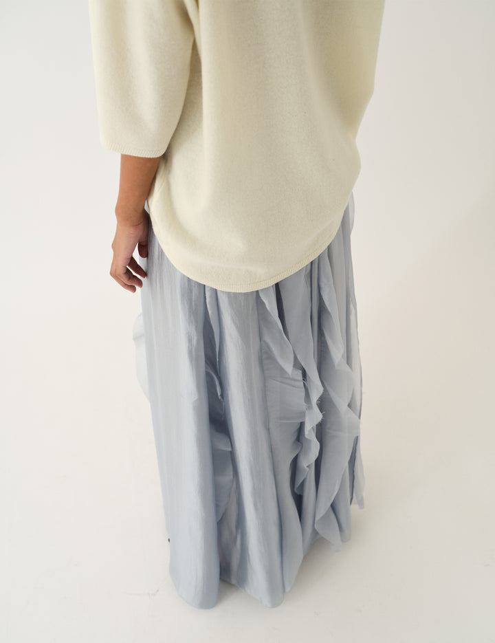 Gilian Statement Maxi Skirt Dusty Blue 4 / Dusty Blue