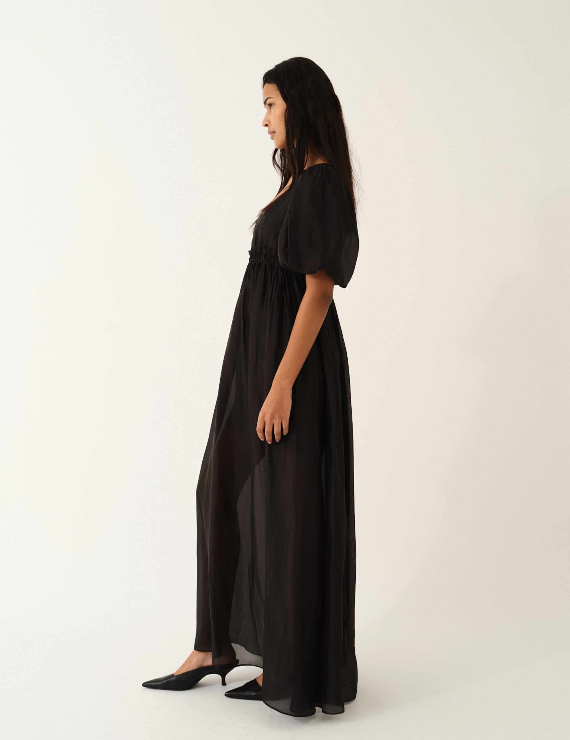 Gilian Vintage Gown Black 4 / Black